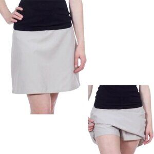 PATAGONIA Women's Dunway Skirt Skort Tan Light Khaki Size 14